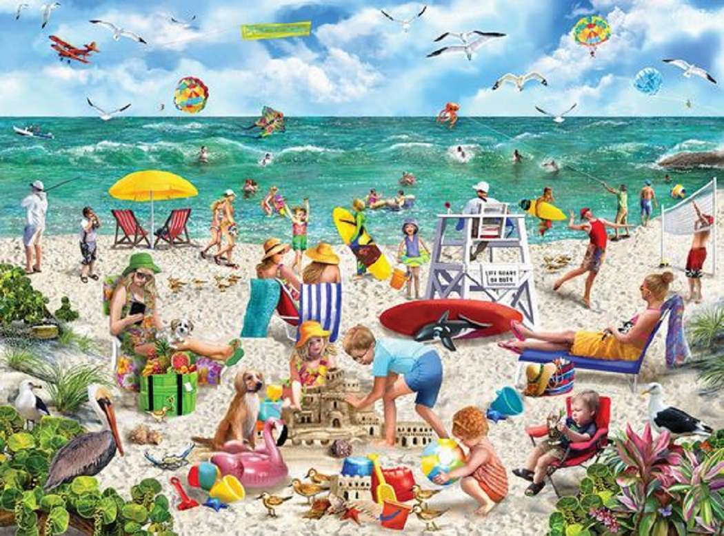 Plaża w najlepszym wydaniu puzzle online
