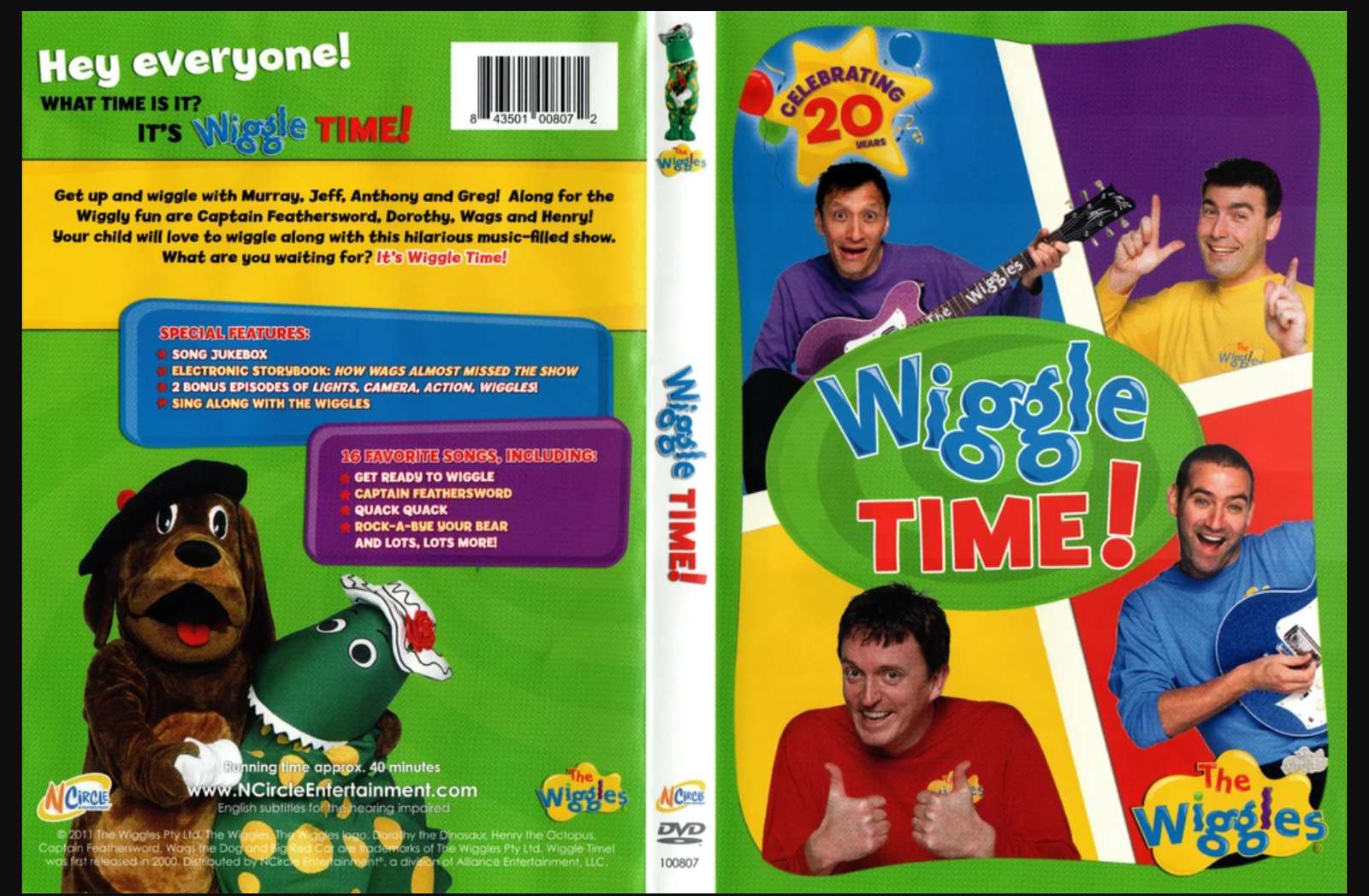 Wiggle Time N Circle DVD 1998 puzzle online