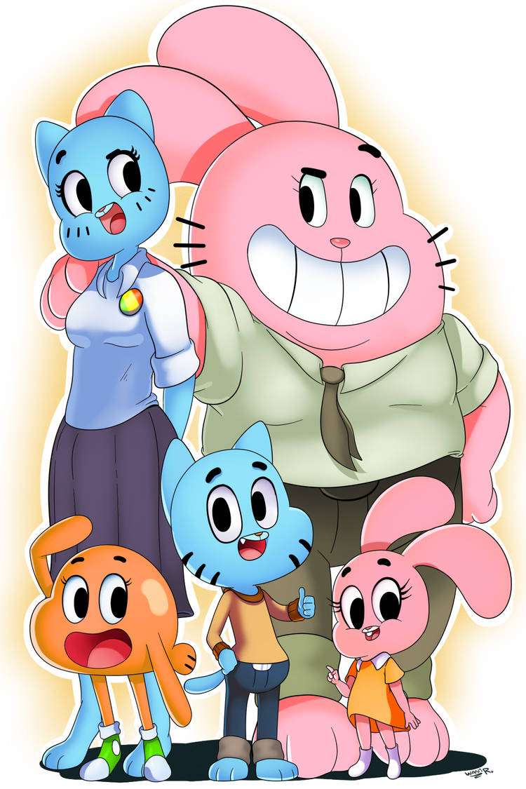 Watterson family fanart puzzle online