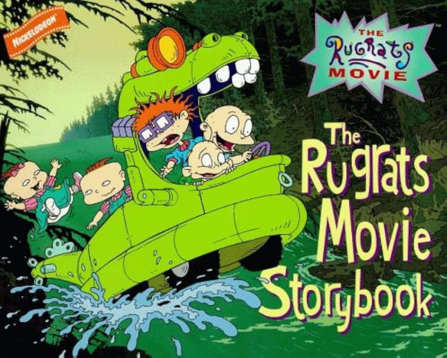 Książka z opowieściami z filmu Rugrats (okładka książki) puzzle online