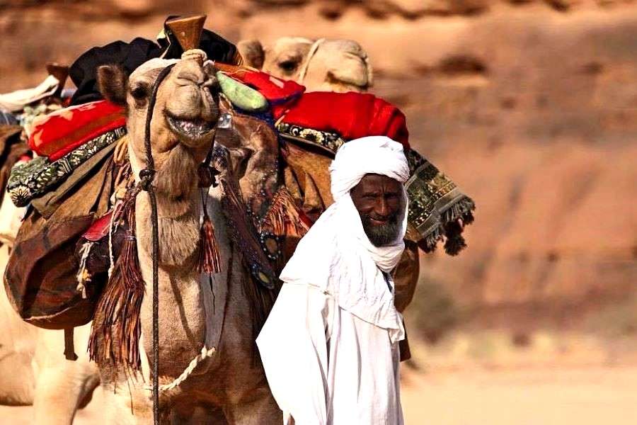 Życie na pustyni w Libii puzzle online