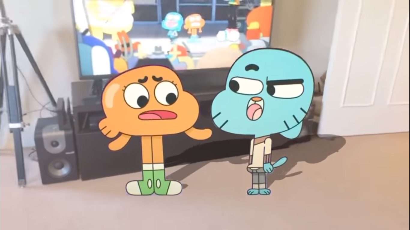 Gumball and Darwin 3D puzzle online