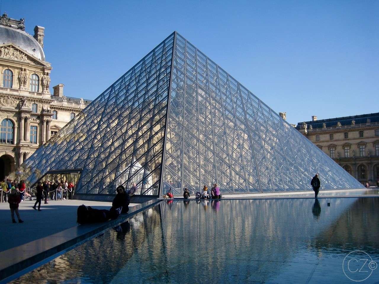 Paryż, Luwr, Francja puzzle online