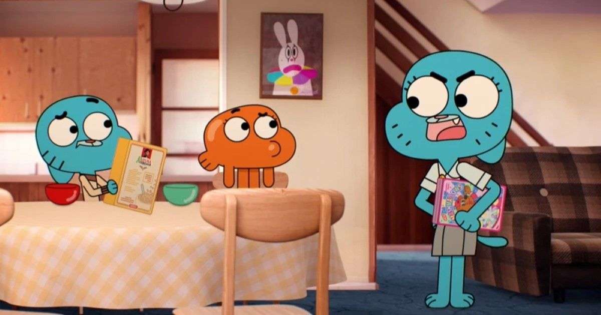 Nicole is pissed at Gumball and Darwin puzzle online