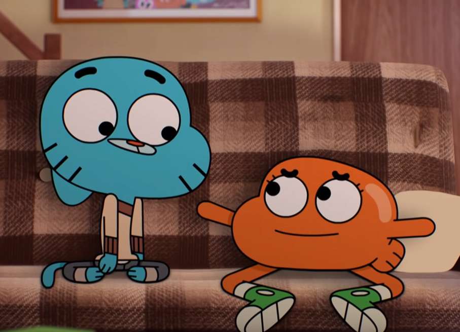 Beautiful Gumball and Darwin puzzle online