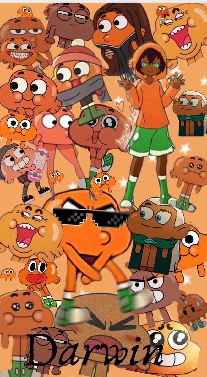 Darwin from Gumball puzzle online