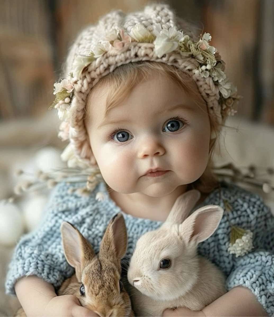 Joli Coeur i ses lapins puzzle online