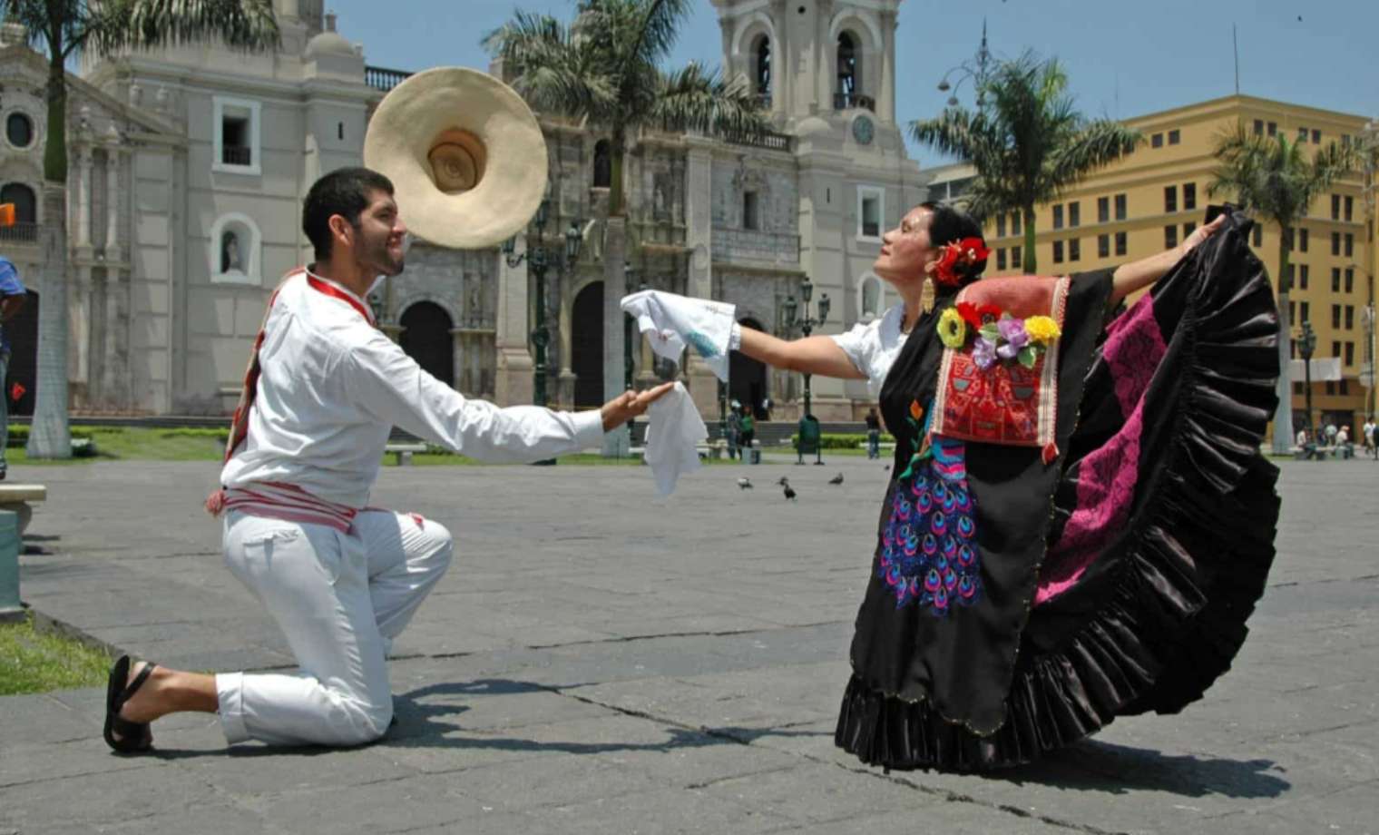 Tańczaca Peruwiańska Para puzzle online