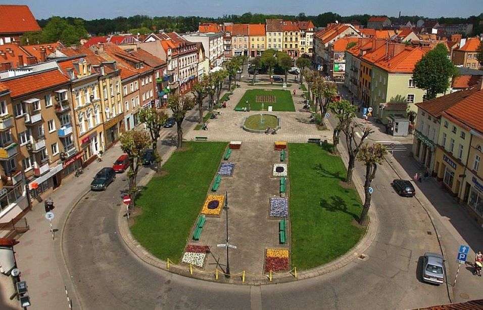 Polskie miasto Bartoszyce puzzle online
