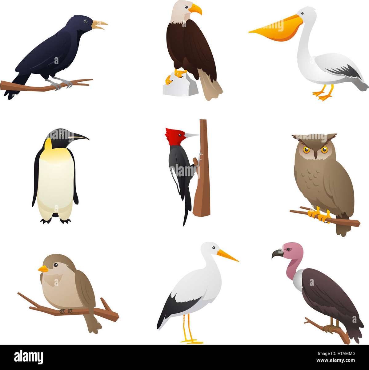 Układanka ptaków puzzle online