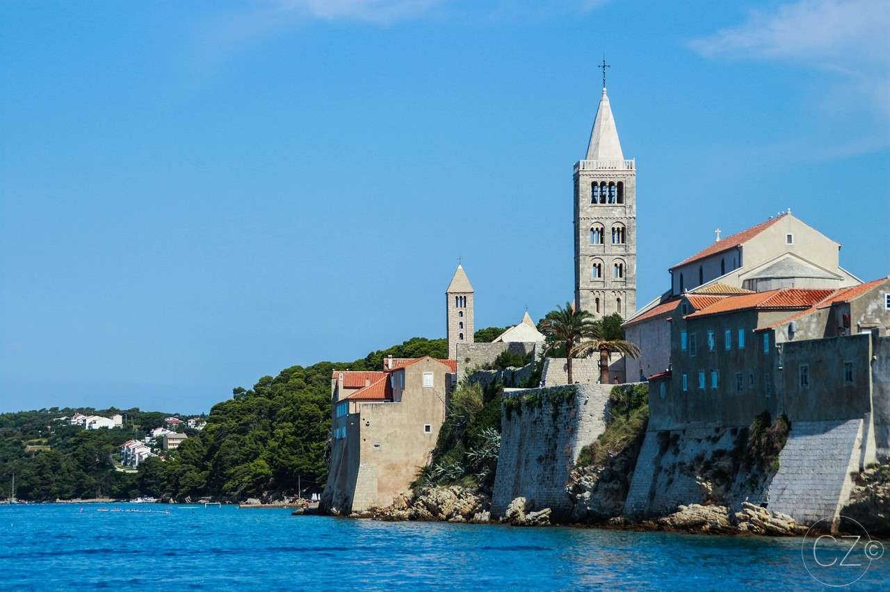 Rab, wyspa, Chorwacja, morze puzzle online