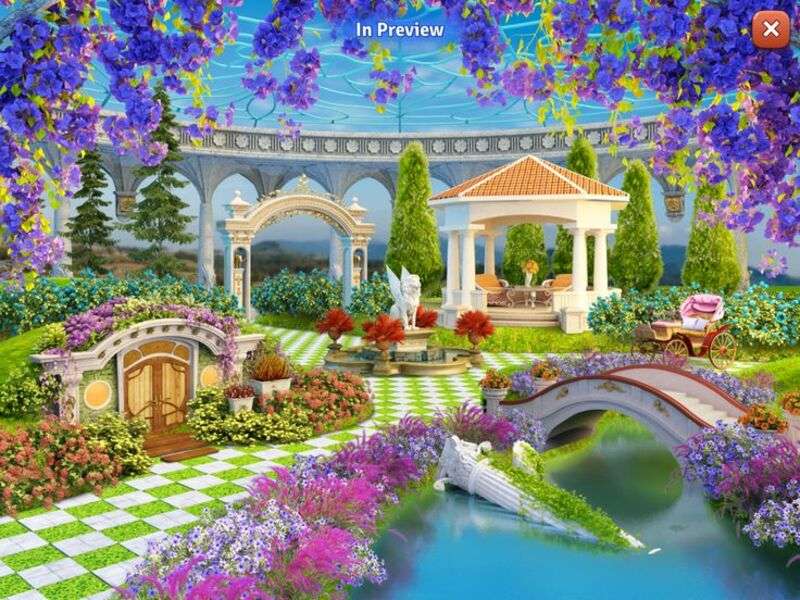 Piękny ogród botaniczny puzzle online