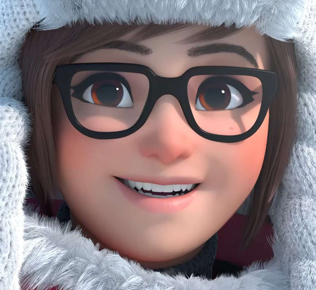 Mei z gry Overwatch puzzle online