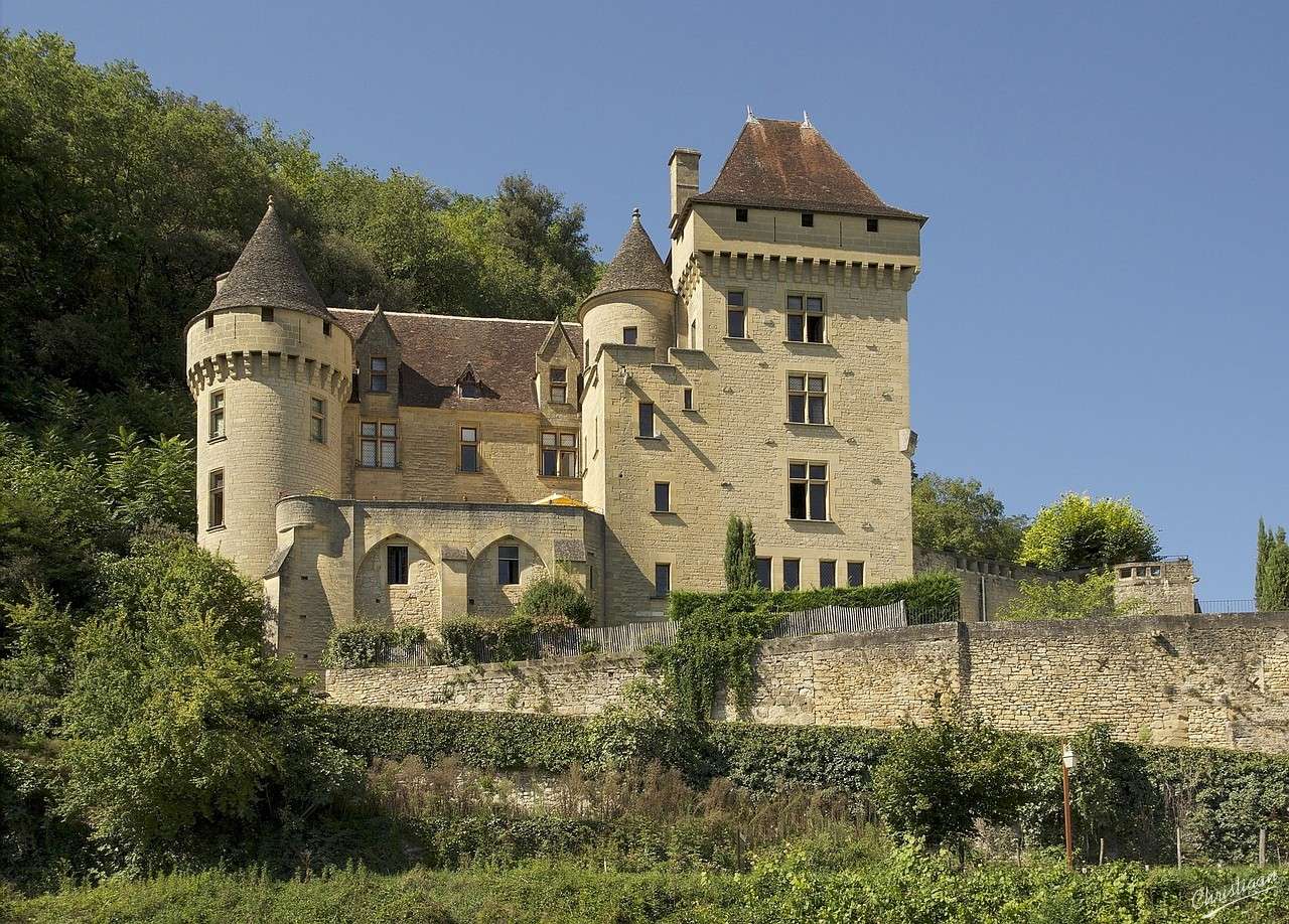 Średniowiecze, Chateau la Malartrie, Zamek. puzzle online