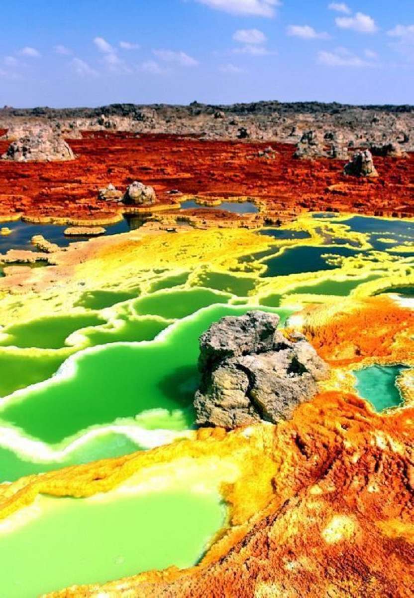 Wulkan Dallol – Etiopia puzzle online