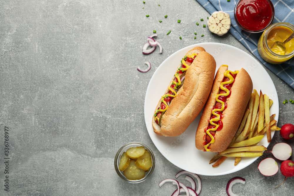 Hot Dogi Na Talerzu puzzle online