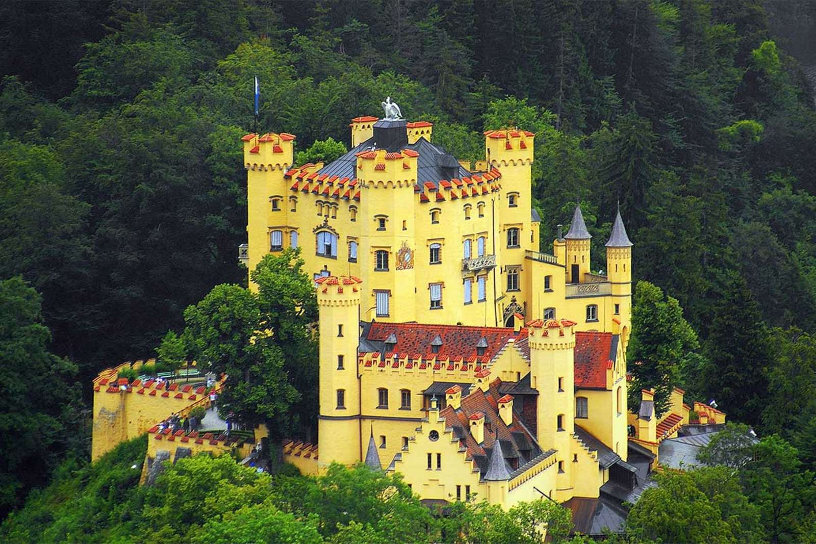 Zamek Hohenschwangau, Niemcy puzzle online