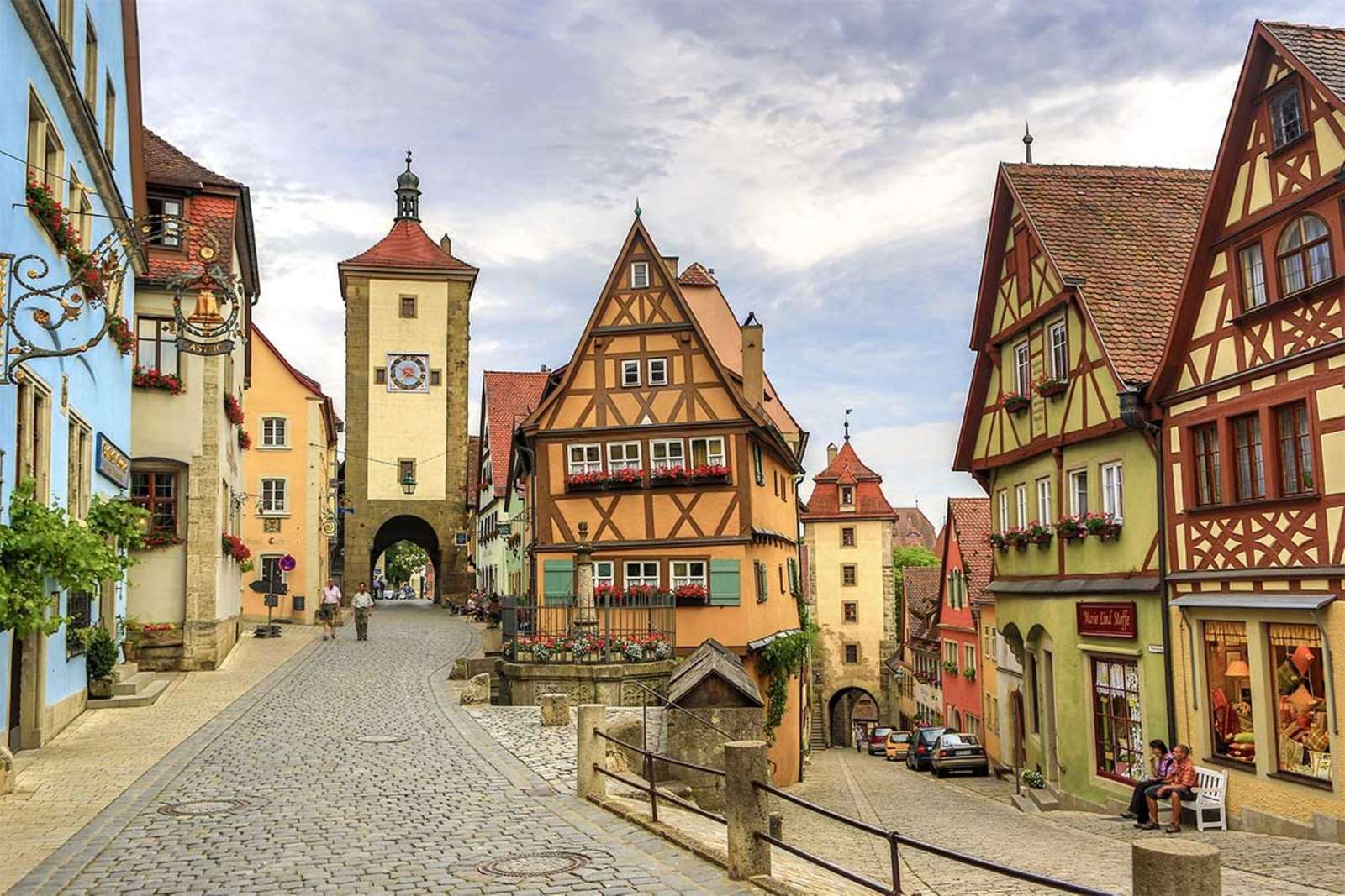 Rothenburg ob der Tauber, Niemcy puzzle online