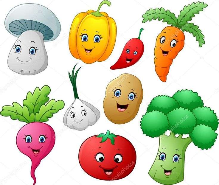 vegetables puzzle online