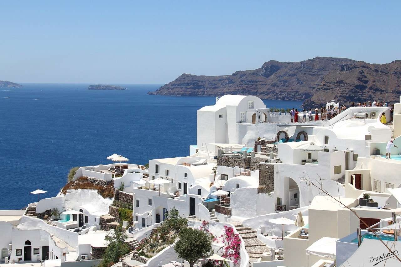 Oia, Santorini, Grecja. puzzle online