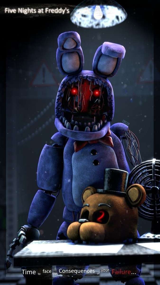 Zwiędła Bonnie | FNaF puzzle online