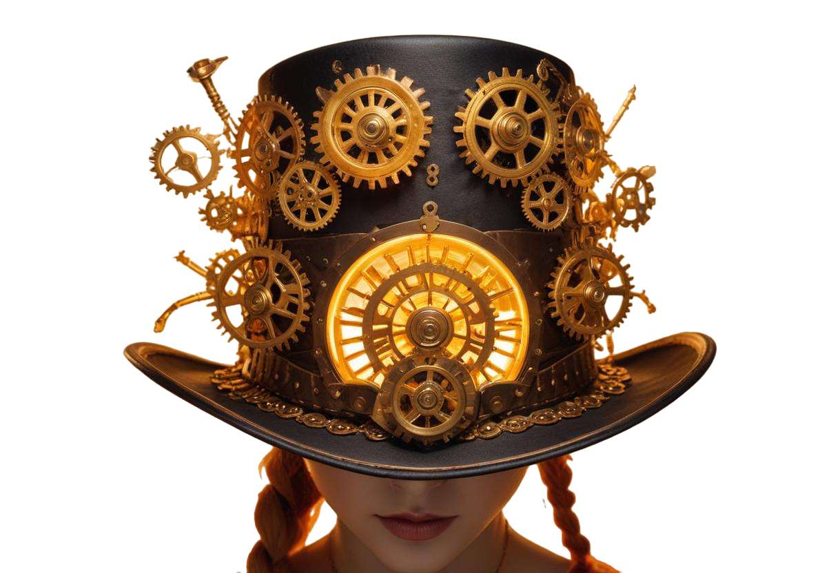 Steampunk hat puzzle online