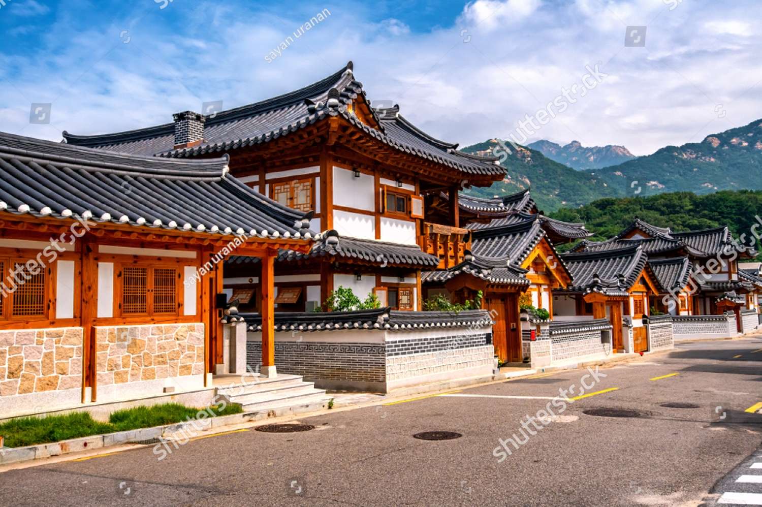 Eunpyeong Hanok Village Korea Południowa puzzle online