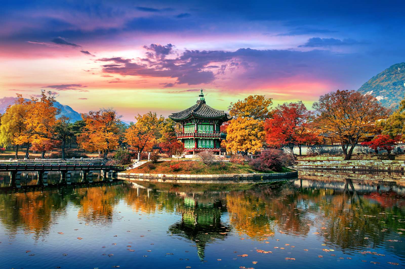 Pałac Gyeongbokgung, Korea Południowa puzzle online