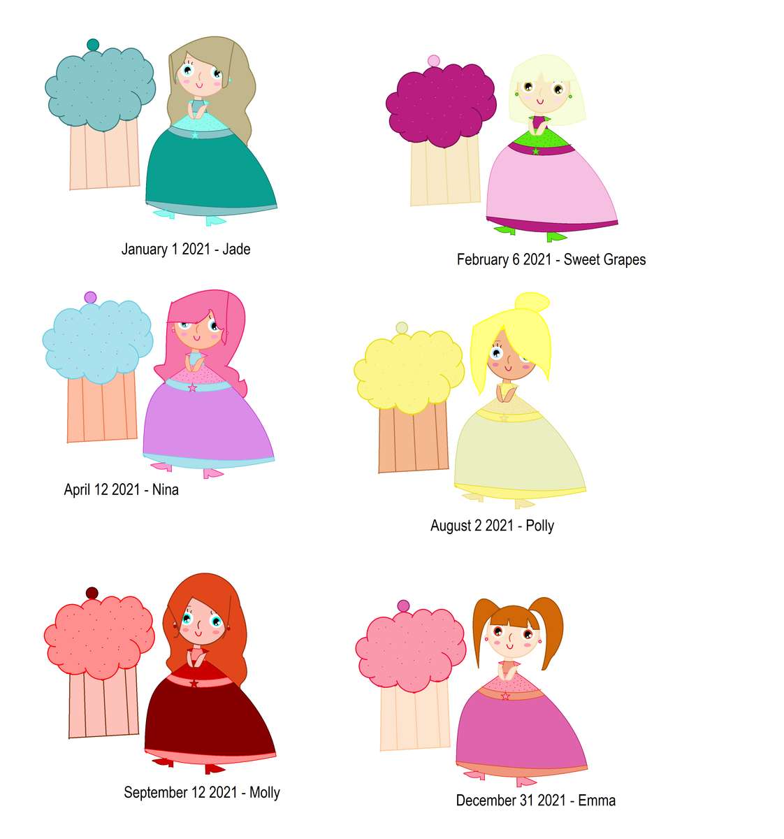 Cupcake Dolls Series 2 - 2021 puzzle online