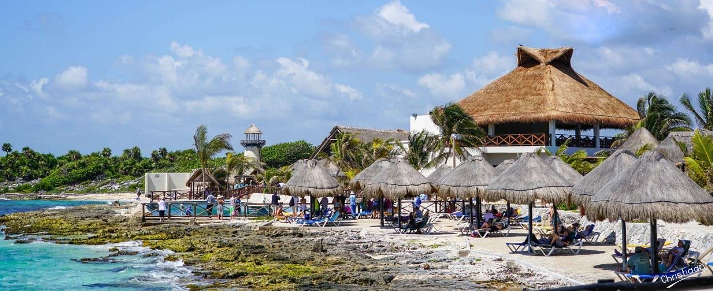 Cozumel, Meksyk, plaża. puzzle online