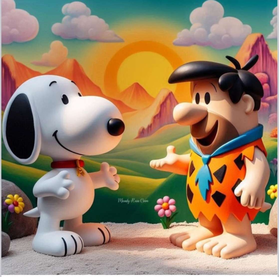 Konferencja Snoopy'ego i Barneya puzzle online