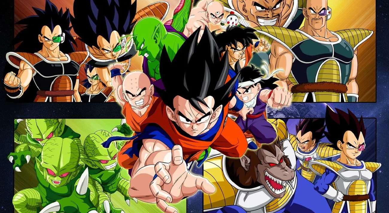 Goku saga Sayan puzzle online