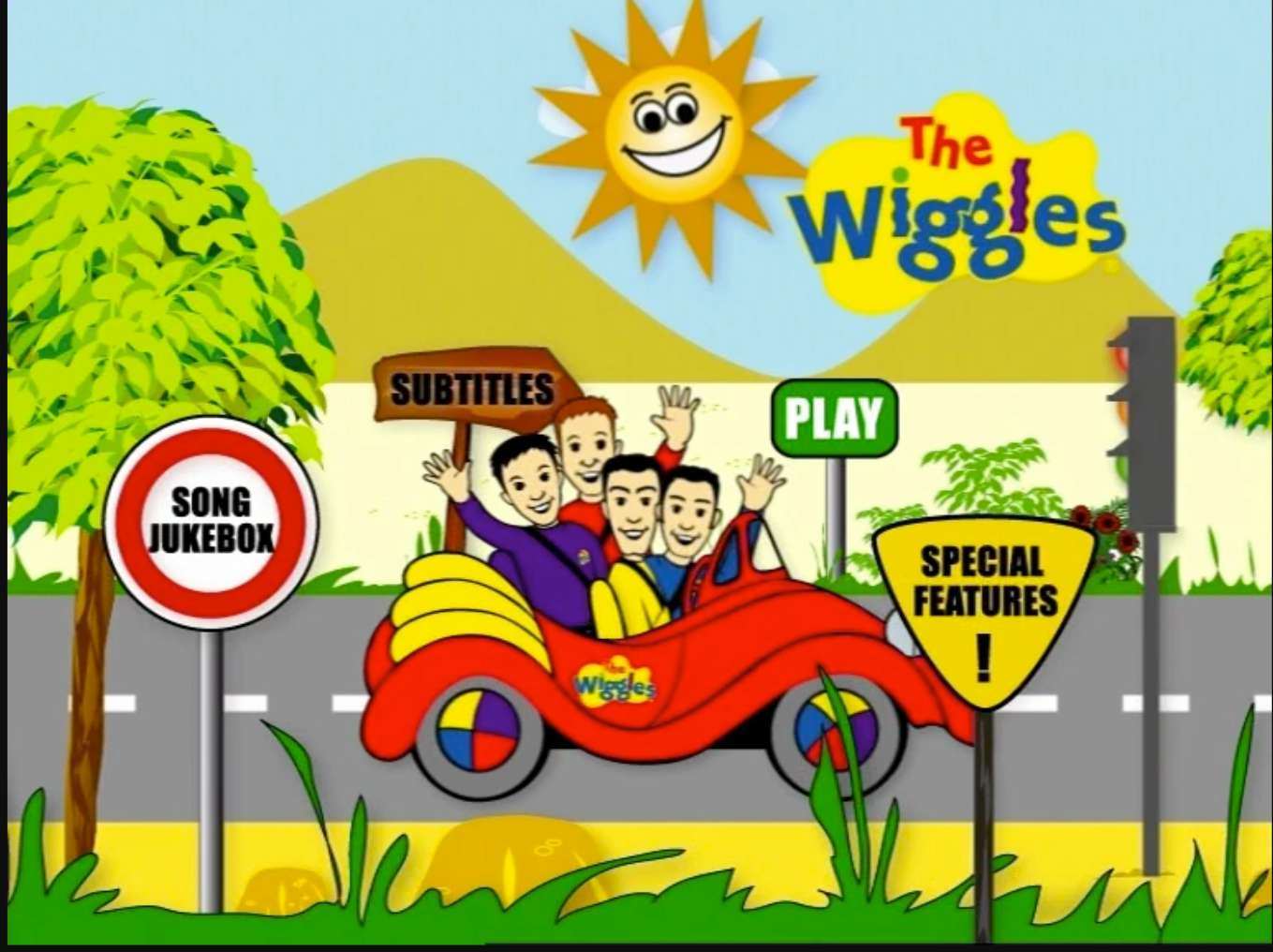 Toot Toot Wiggles Menu DVD 1998/1999 puzzle online