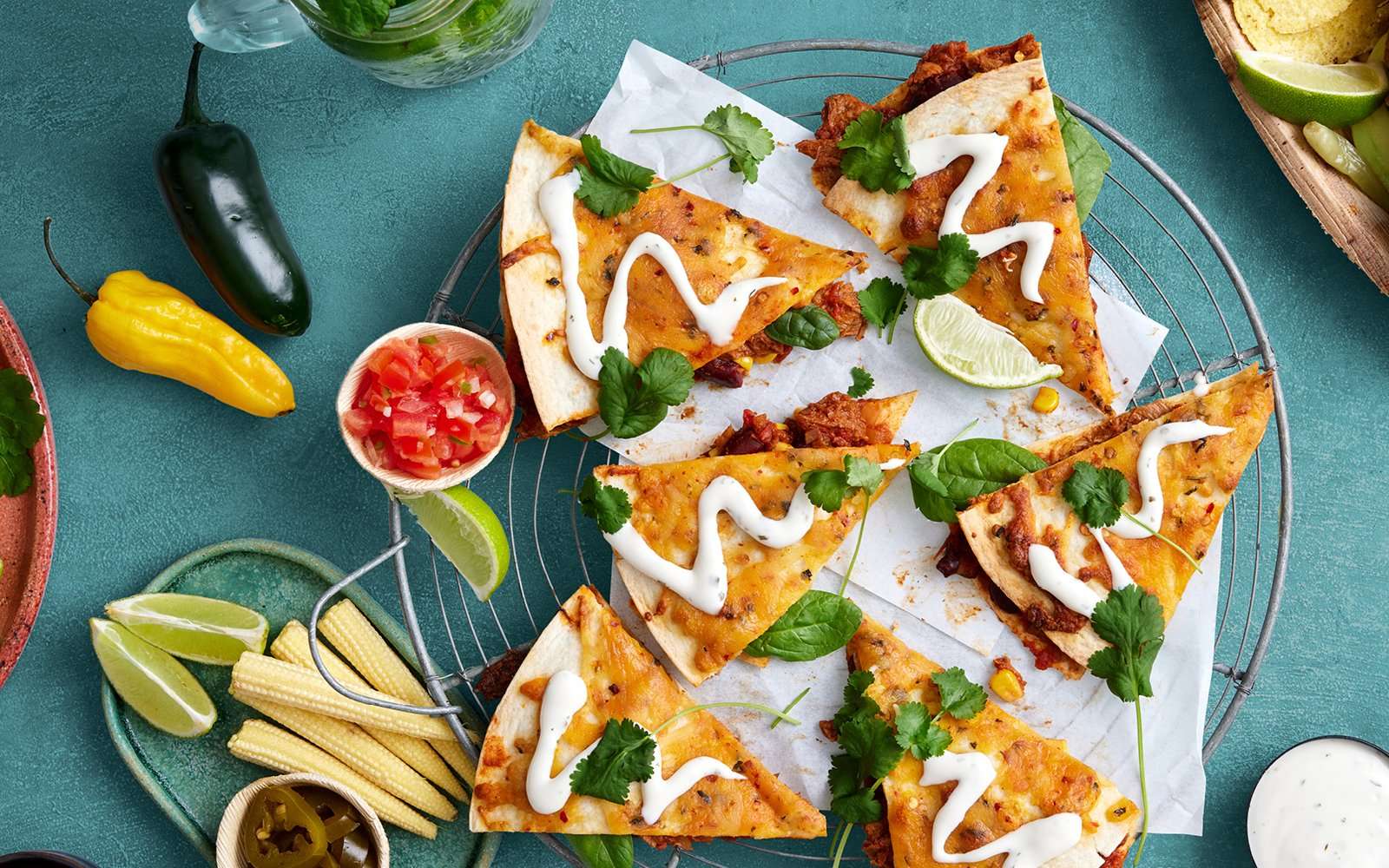 Quesadillas puzzle online