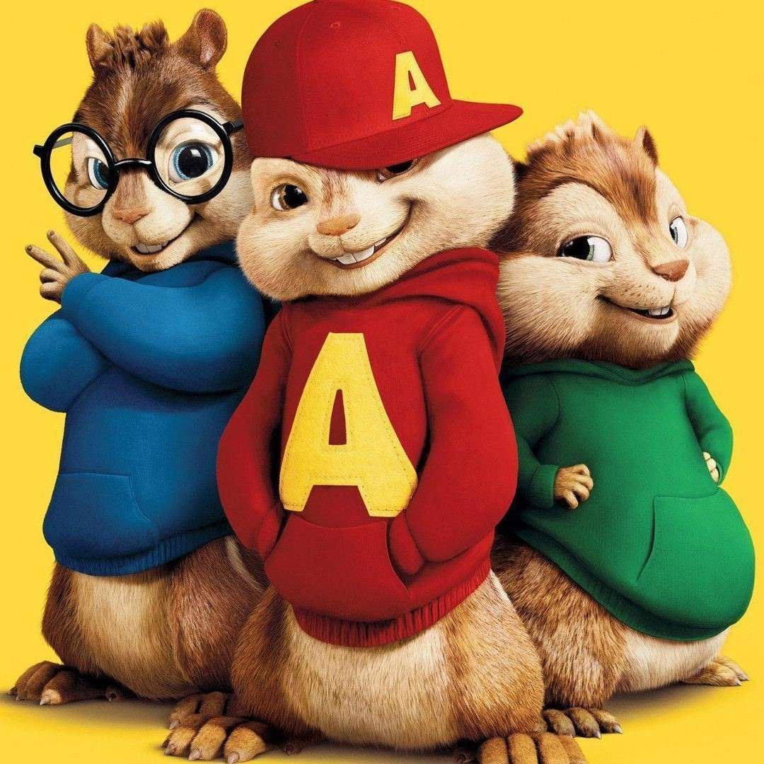 Alvin i wiewiórki puzzle online