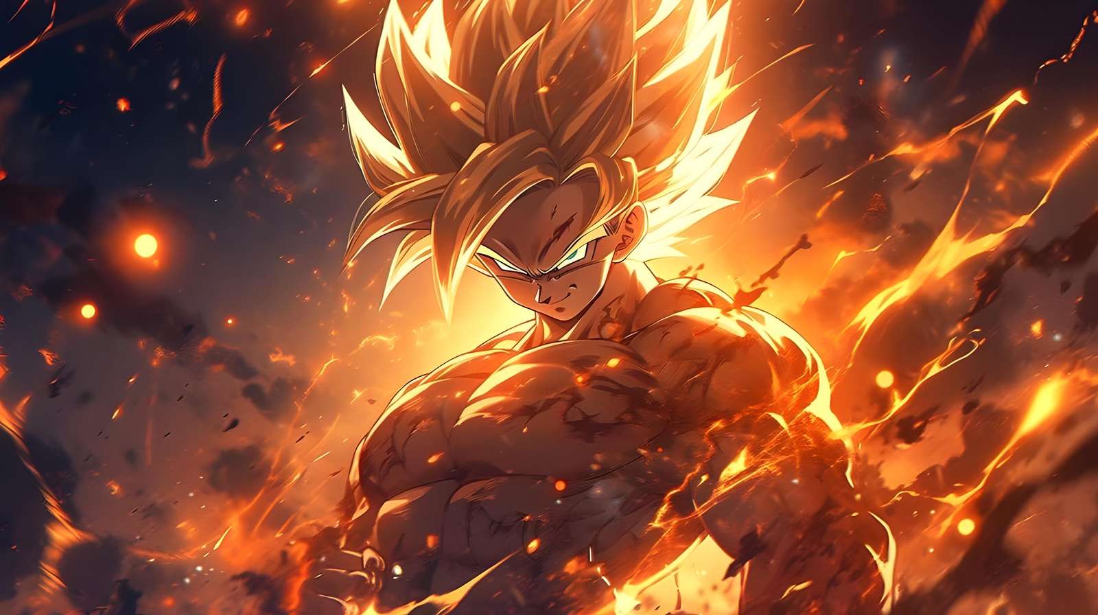 Goku Saiyana. puzzle online