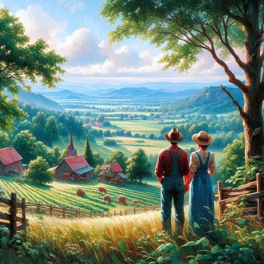 Podziwiam Twoją farmę puzzle online