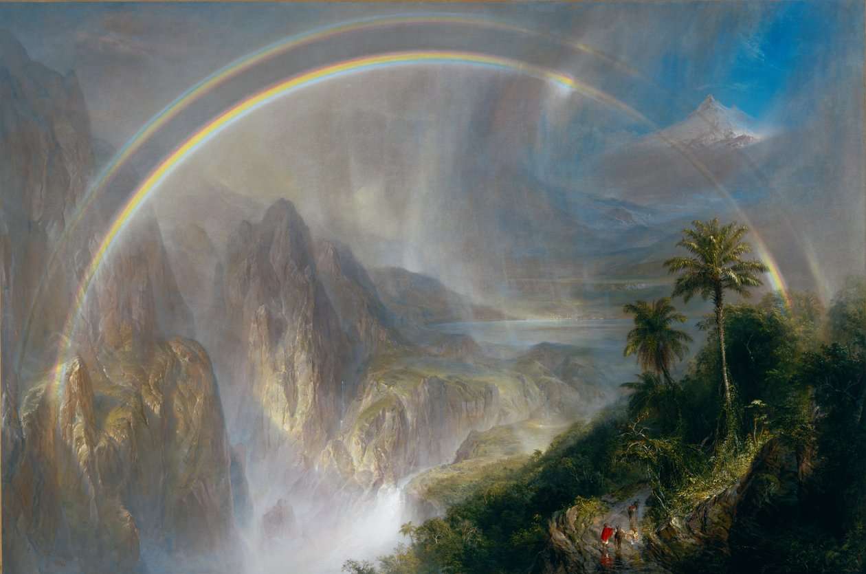 Pora Deszczowa w Tropikach, Frederic Edwin Church puzzle online