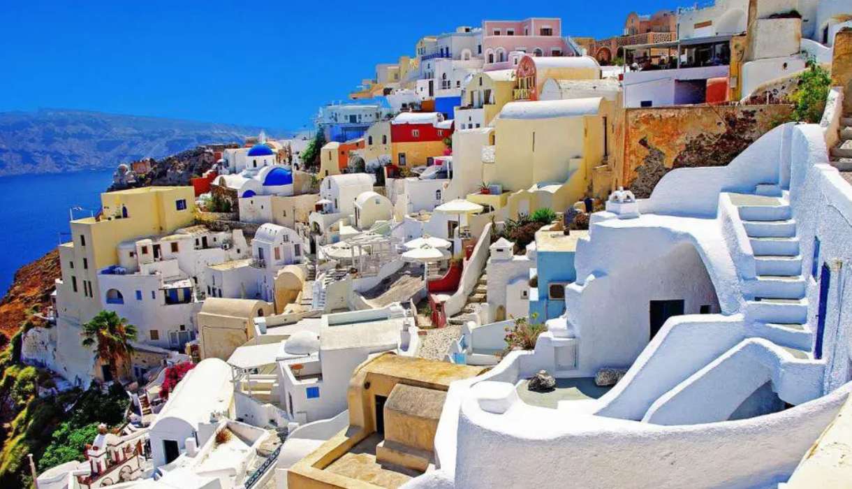 Santorini, Grecja puzzle online