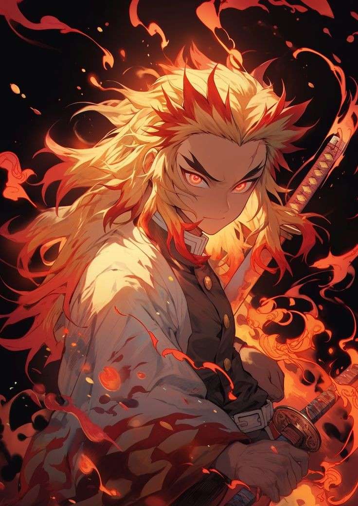 Rengoku Demon Slayer puzzle online