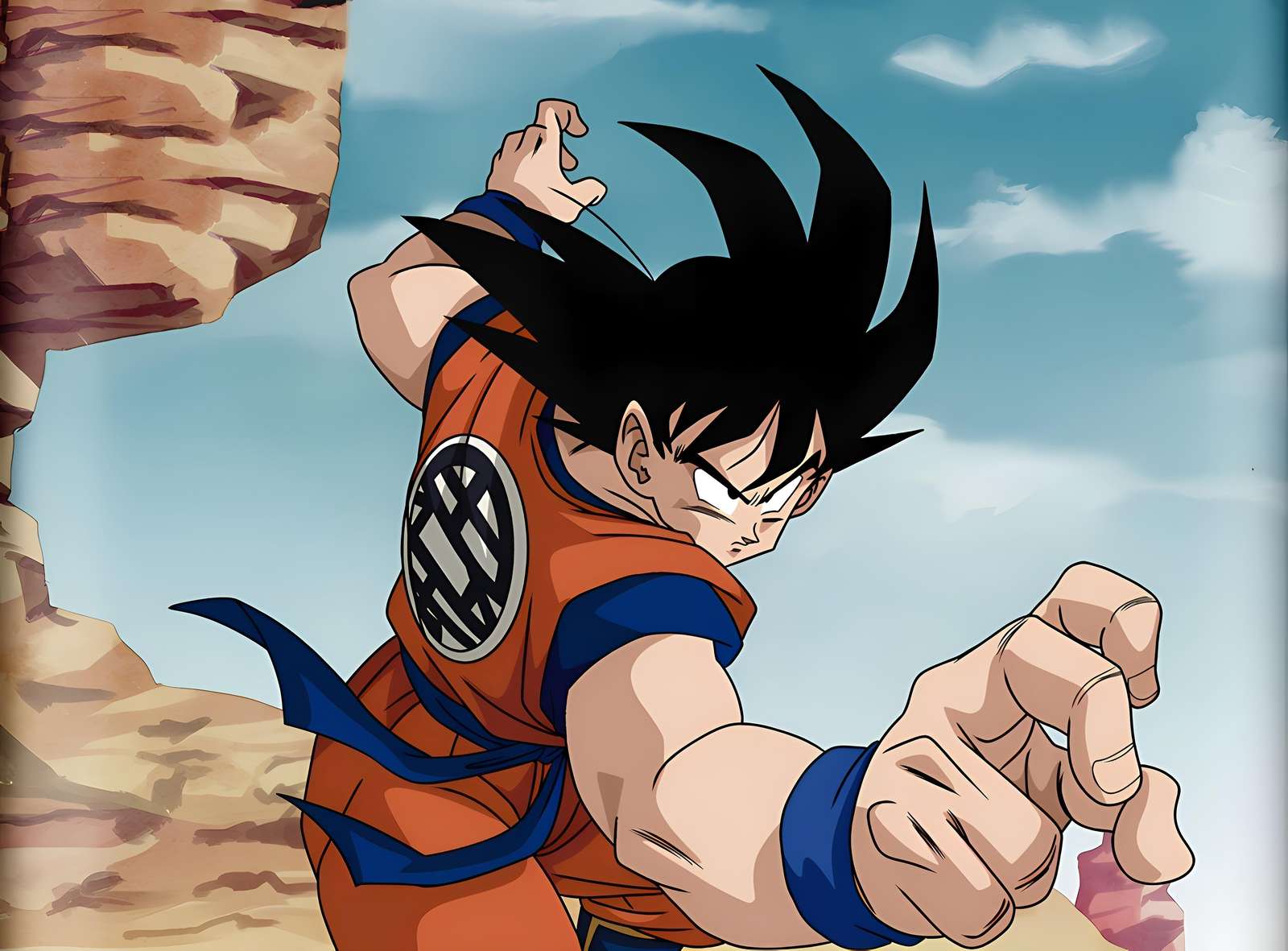 Goku DBZ. puzzle online