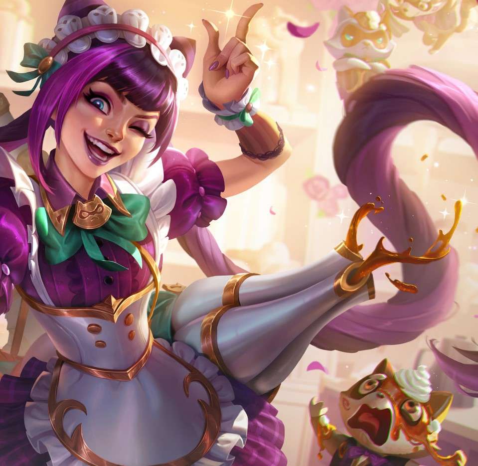 Jinx z gry League of Legends puzzle online