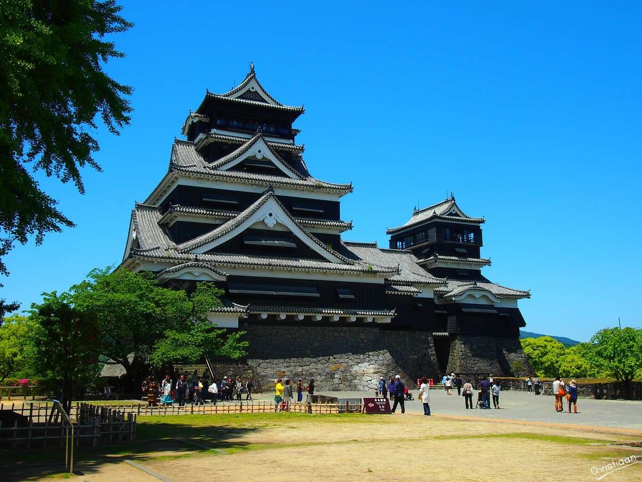 Zamek Kumamoto, Japonia. puzzle online