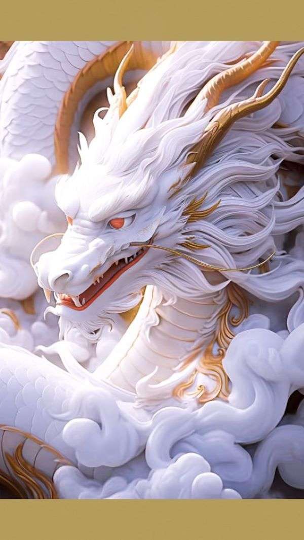 White dragon puzzle online