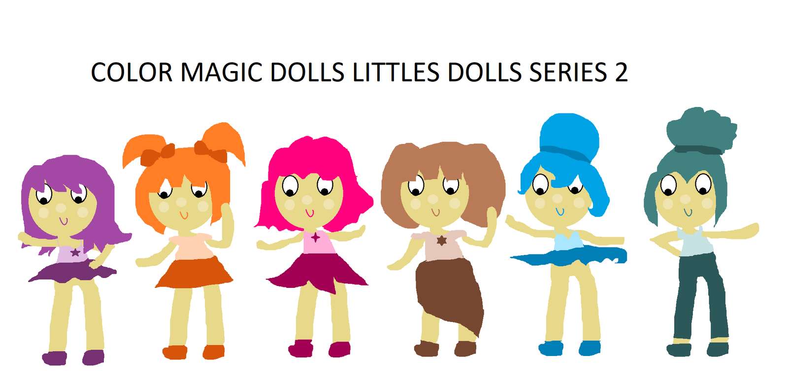 Color Magic Dolls Littles Dolls Series 2 puzzle online