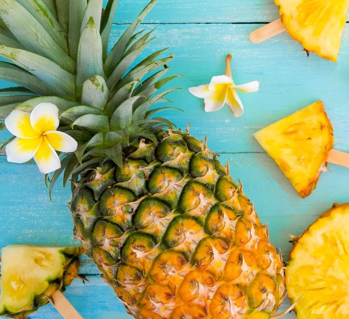 Ananas- bardzo zdrowy owoc puzzle online