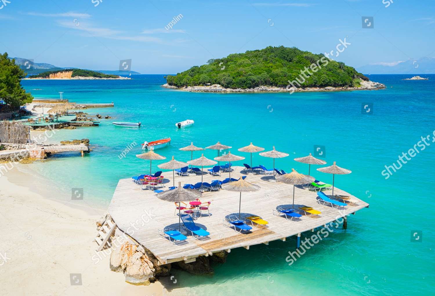 Plaża Ksamil, Albania puzzle online