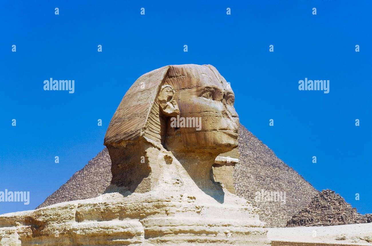 Wielki Sfinks, Giza, Egipt puzzle online