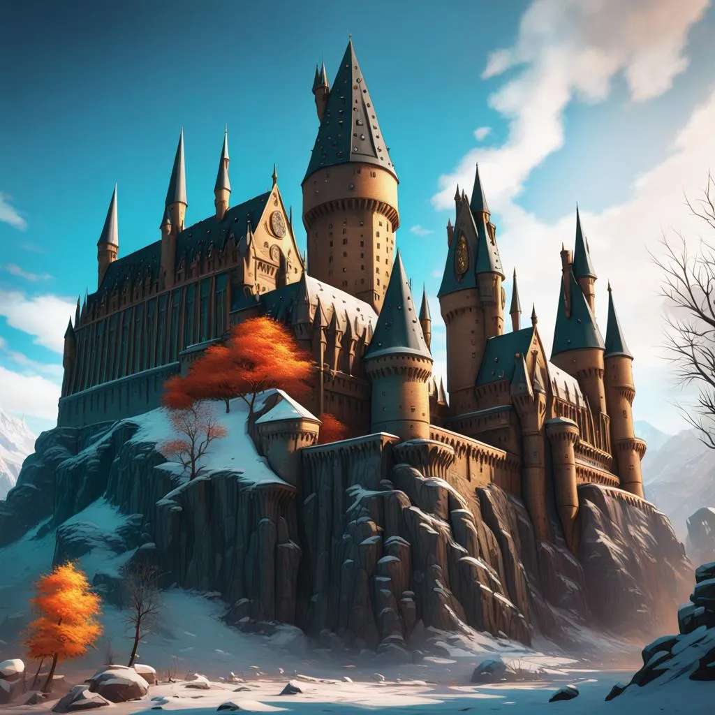 Harry Potter Hogwart puzzle online