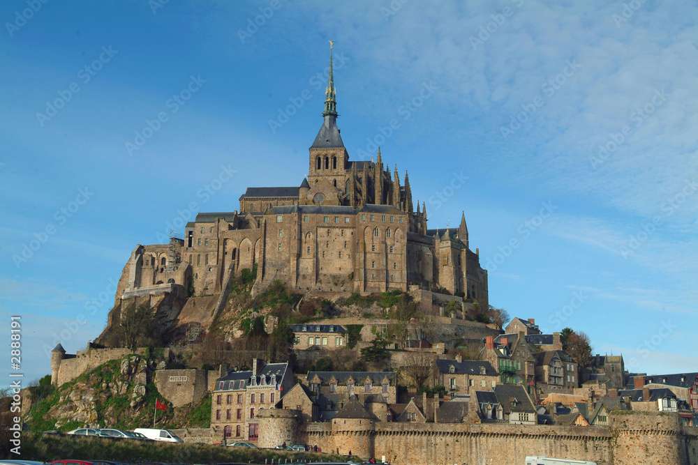 Mont-Saint-Michel, Francja puzzle online